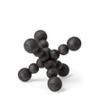 Mercana Carollan I (Small) 7L x 7W Black Geometric Wood Ball Jack