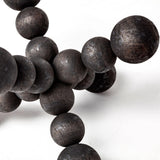 Mercana Carollan I (Small) 7L x 7W Black Geometric Wood Ball Jack