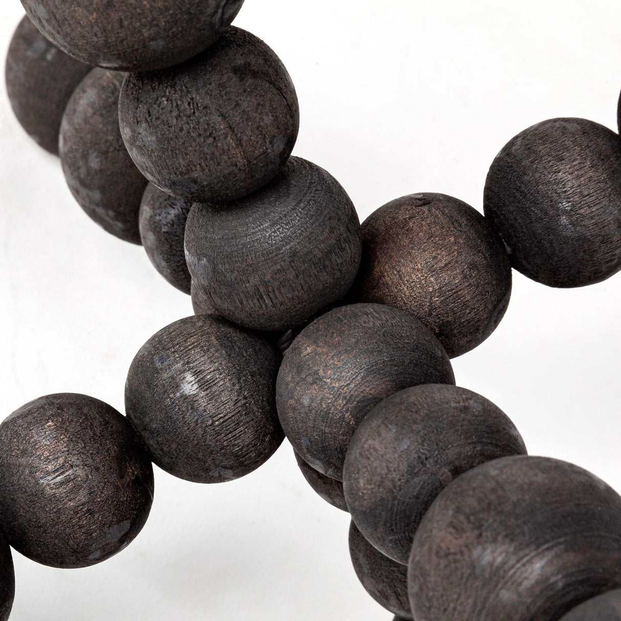 Mercana Carollan II (Large) 9L x 9W Black Geometric Wood Ball Jack