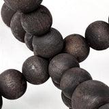 Mercana Carollan II (Large) 9L x 9W Black Geometric Wood Ball Jack