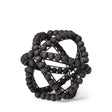 Mercana Earnhardt I Small 9L x 9W Black Wooden Beaded Orb