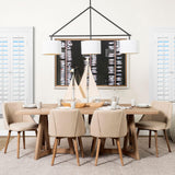 Mercana Tartane Large 22L x 2W Brown/Cream Nautical Inspired Sailboat