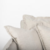 Mercana Roy I 84" Beige Upholstered Three Seater Sofa