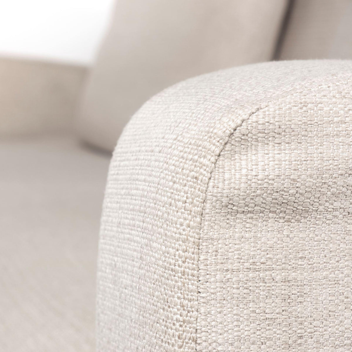 Mercana Denly II 92.5 X 38.25 X 34.5 Beige Slipcover Three Seater Sofa
