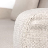 Mercana Denly II 92.5 X 38.25 X 34.5 Beige Slipcover Three Seater Sofa