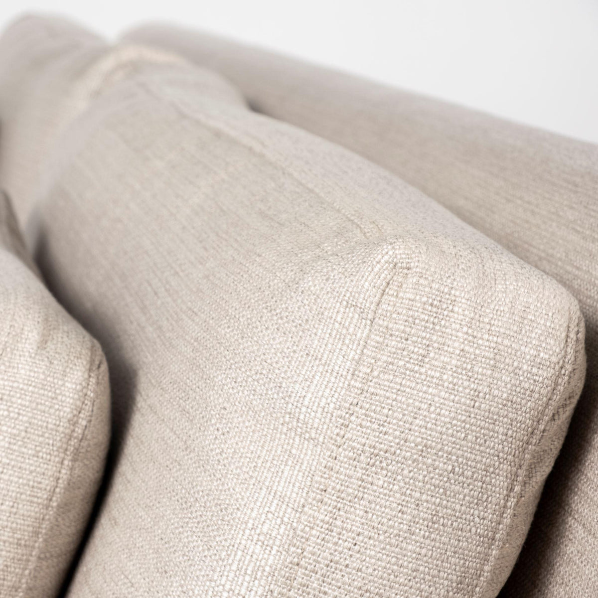 Mercana Denly II 92.5 X 38.25 X 34.5 Beige Slipcover Three Seater Sofa