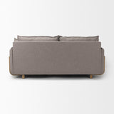 Mercana Roy I 84" Flint Gray Upholstered Three Seater Sofa