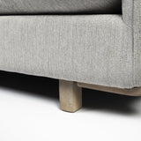 Mercana Roy I 84" Frost Gray Upholstered Three Seater Sofa