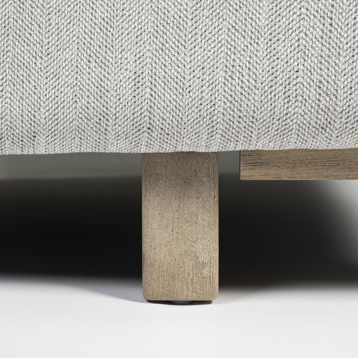 Mercana Roy I 84" Frost Gray Upholstered Three Seater Sofa