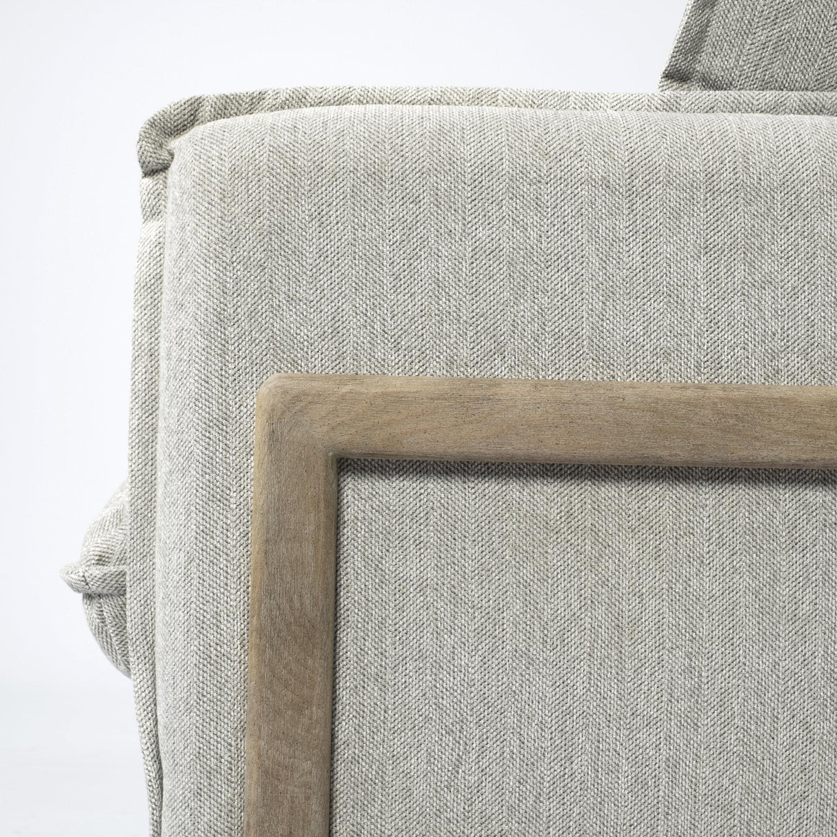 Mercana Roy I 84" Frost Gray Upholstered Three Seater Sofa