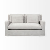 Mercana Denly I 69 X 38.25 X 34.5 Frost Gray Slipcover Two Seater Sofa