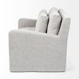 Mercana Denly I 69 X 38.25 X 34.5 Frost Gray Slipcover Two Seater Sofa