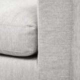 Mercana Denly I 69 X 38.25 X 34.5 Frost Gray Slipcover Two Seater Sofa