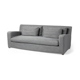 Mercana Denly II 92" Casterock Gray Slipcover Three Seater Sofa