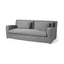 Mercana Denly II 92" Casterock Gray Slipcover Three Seater Sofa