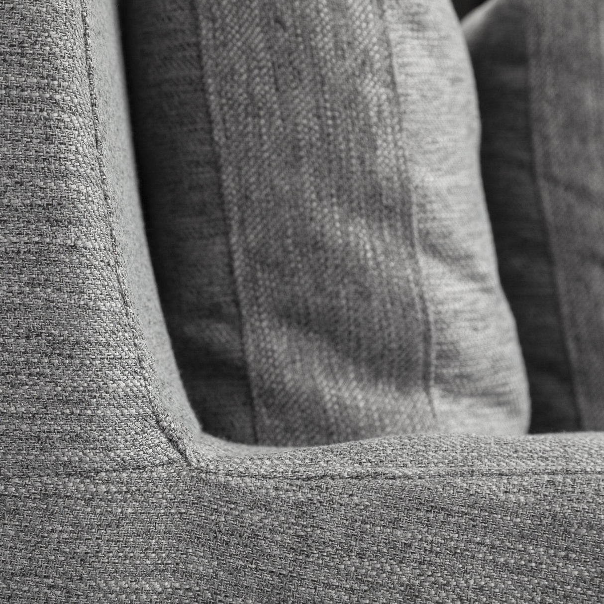 Mercana Denly II 92" Casterock Gray Slipcover Three Seater Sofa