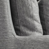 Mercana Denly II 92" Casterock Gray Slipcover Three Seater Sofa