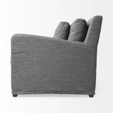 Mercana Denly II 92" Casterock Gray Slipcover Three Seater Sofa