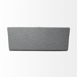 Mercana Denly II 92" Casterock Gray Slipcover Three Seater Sofa
