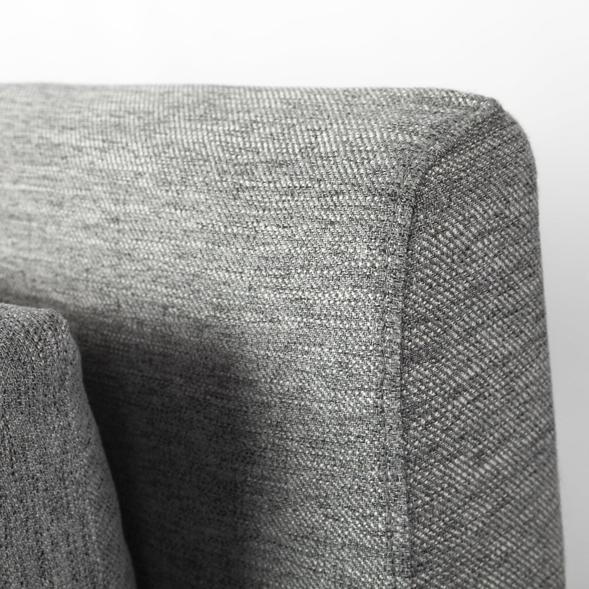 Mercana Denly II 92" Casterock Gray Slipcover Three Seater Sofa