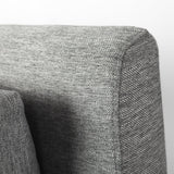 Mercana Denly II 92" Casterock Gray Slipcover Three Seater Sofa