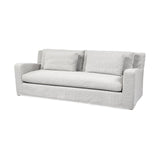 Mercana Denly II 92.5 X 38.25 X 34.5 Frost Gray Slipcover Three Seater Sofa