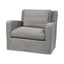 Mercana Denly III 38 X 38.25 X 34.5 Flint Gray Slipcover Upholstered Arm Chair