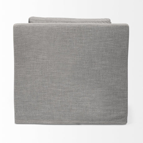 Mercana Denly III 38 X 38.25 X 34.5 Flint Gray Slipcover Upholstered Arm Chair