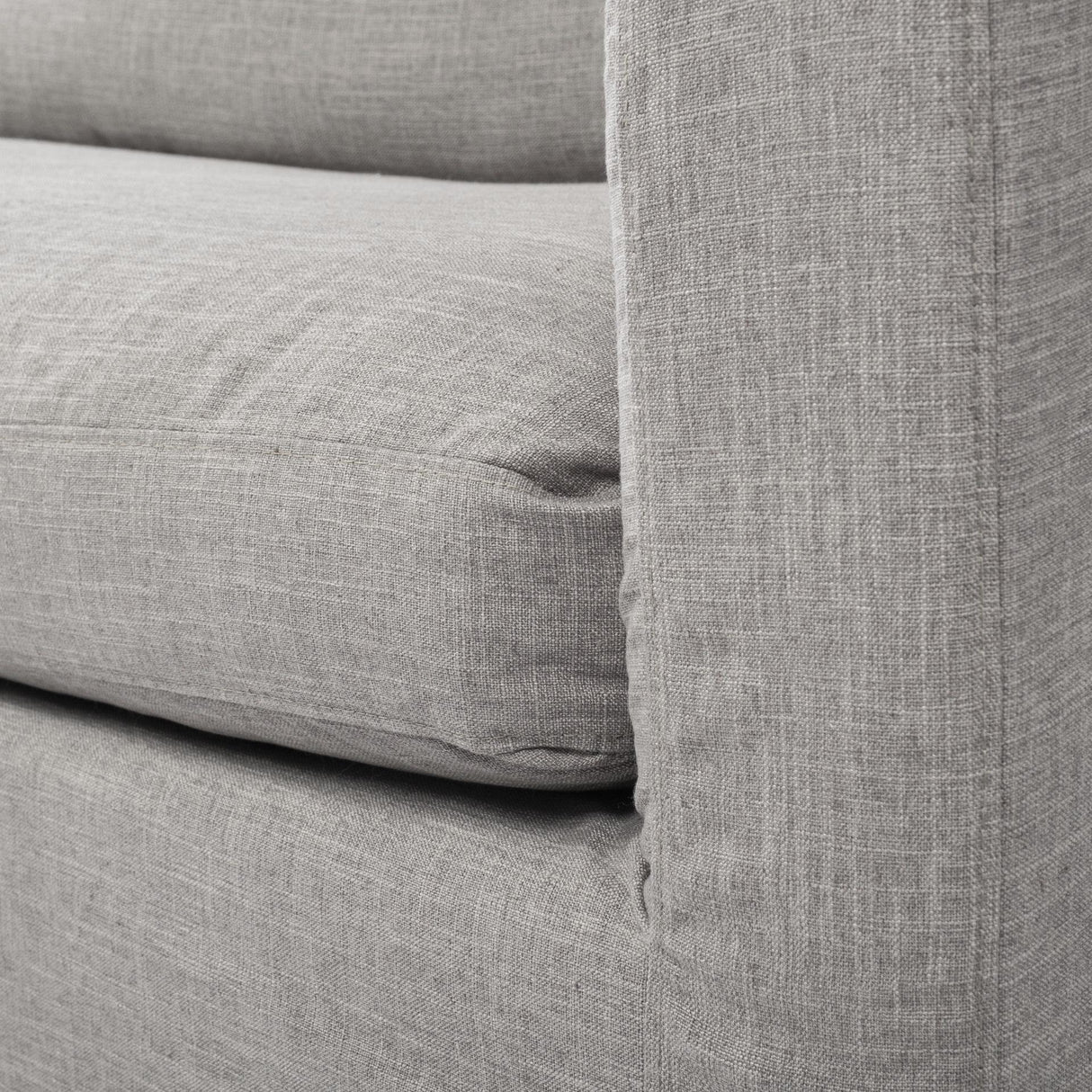 Mercana Denly III 38 X 38.25 X 34.5 Flint Gray Slipcover Upholstered Arm Chair