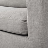 Mercana Denly III 38 X 38.25 X 34.5 Flint Gray Slipcover Upholstered Arm Chair