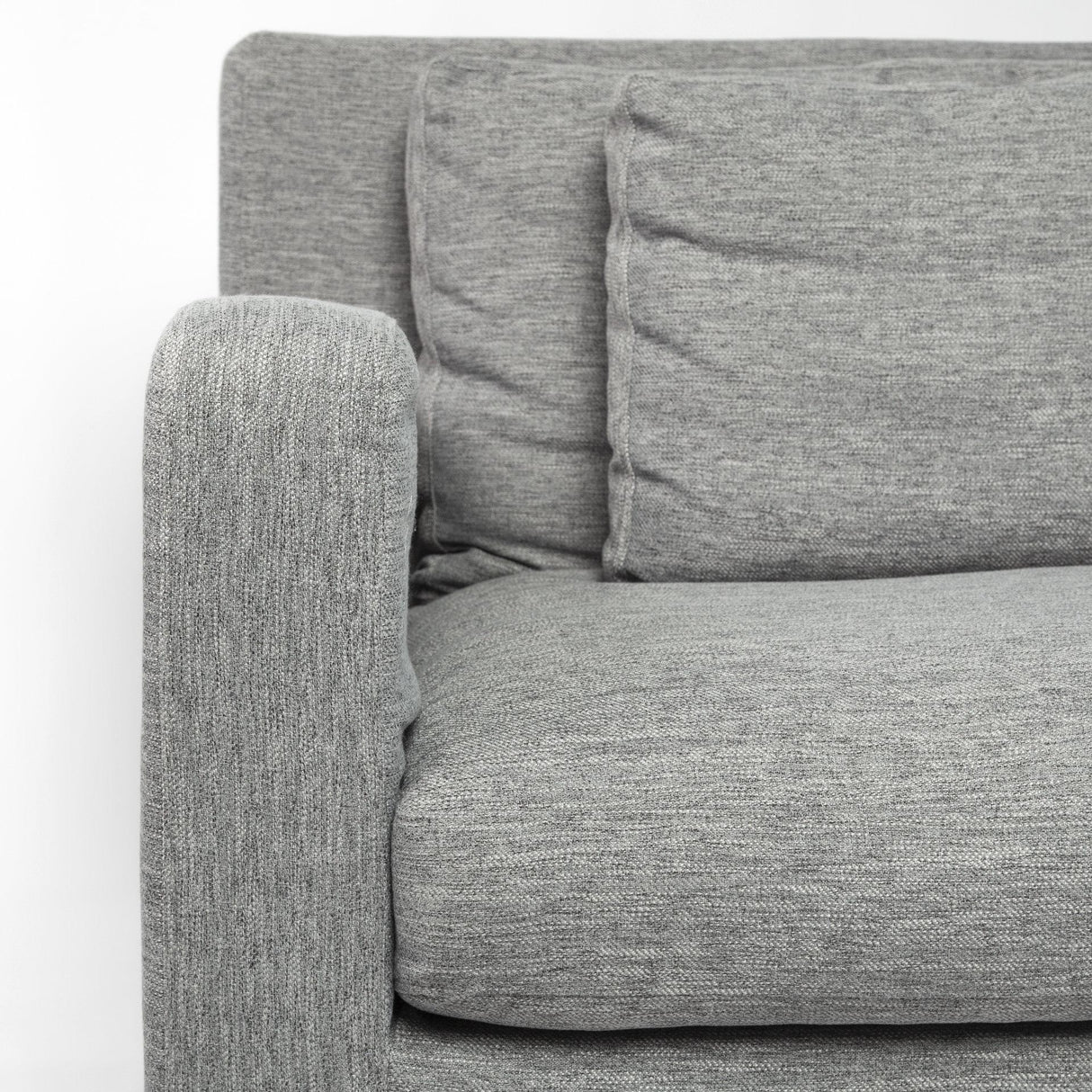 Mercana Denly III 38 X 38.25 X 34.5 Castlerock Gray Slipcover Upholstered Arm Chair