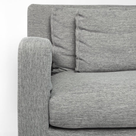 Mercana Denly III 38 X 38.25 X 34.5 Castlerock Gray Slipcover Upholstered Arm Chair