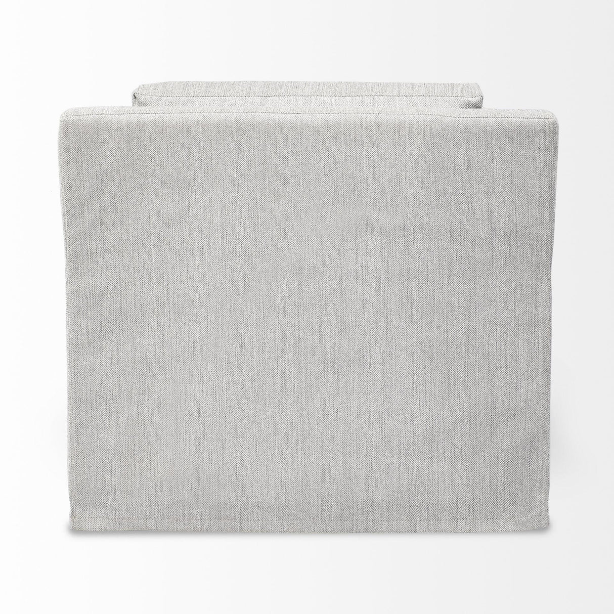 Mercana Denly III 38 X 38.25 X 34.5 Frost Gray Slipcover Upholstered Arm Chair