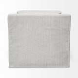 Mercana Denly III 38 X 38.25 X 34.5 Frost Gray Slipcover Upholstered Arm Chair