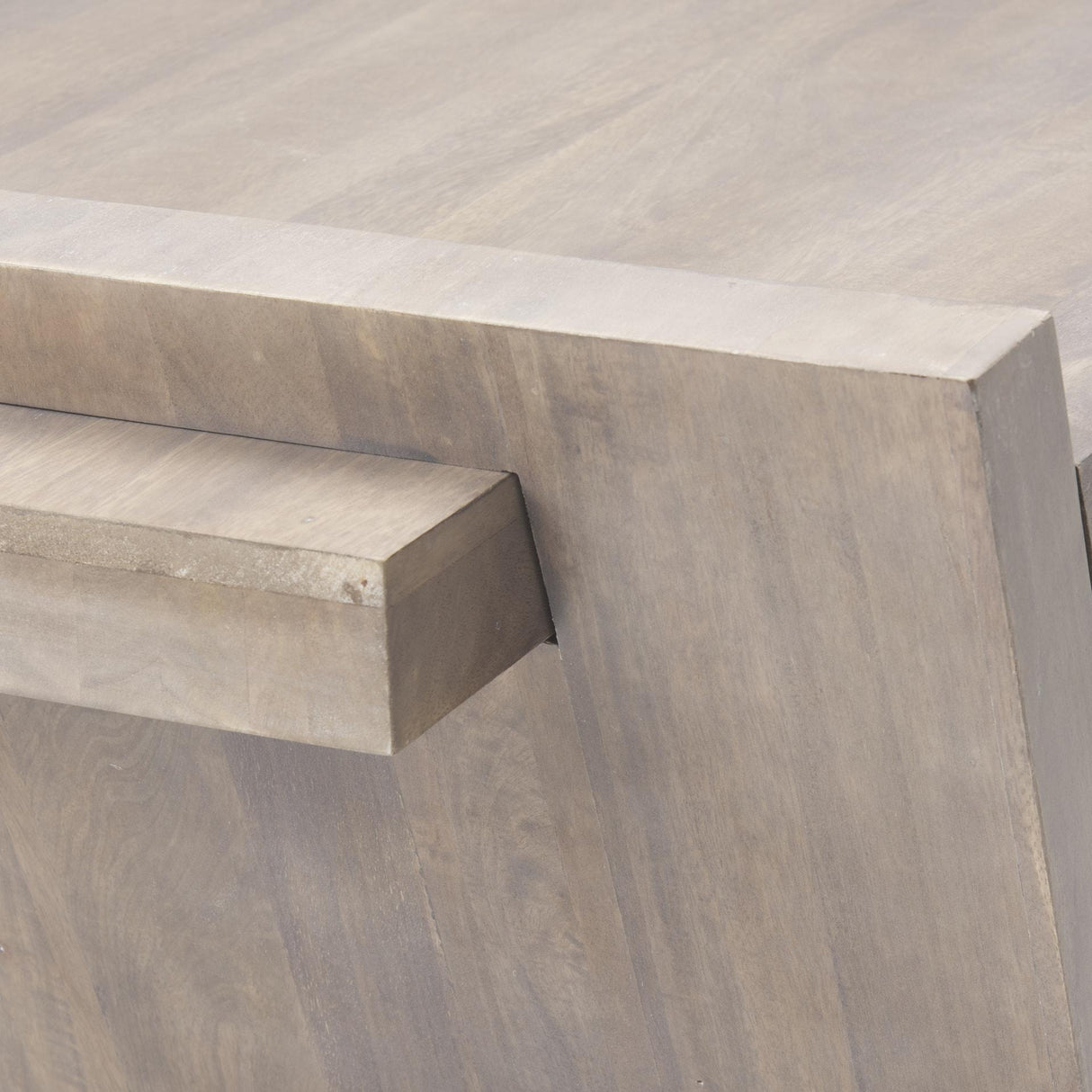 Mercana Elaine 59x36 Brown Solid Wood Top & Base Coffee Table