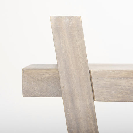 Mercana Elaine III 60L x 16W Brown Wood Angled Leg Console Table