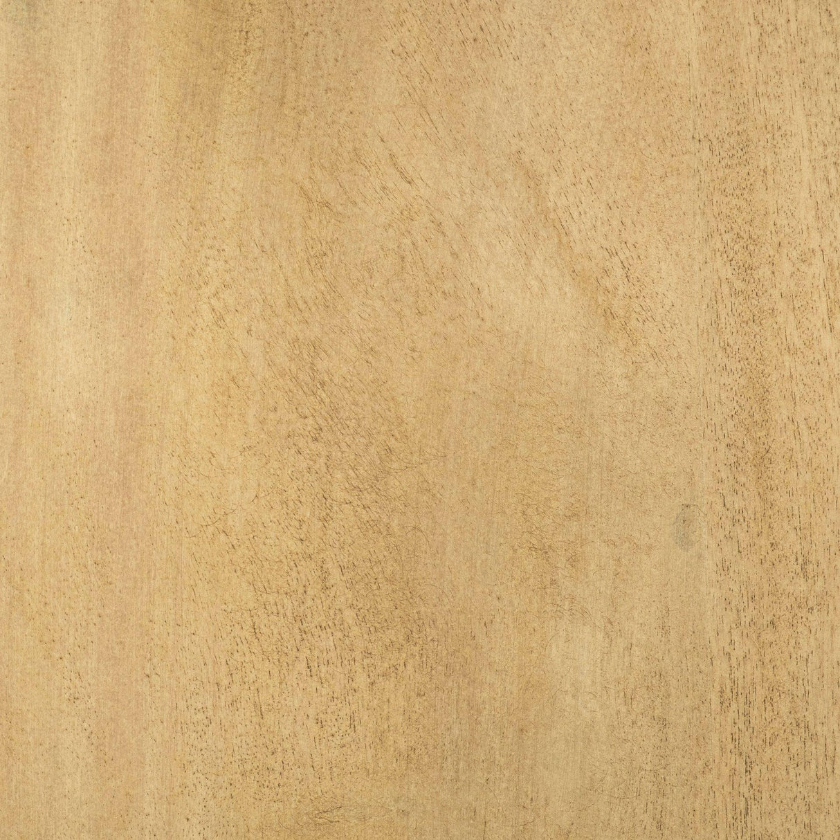 Mercana Papillion II 80x40 Rectangular Blonde Live Edge Sold Wood Top Black Metal Base Dining Table