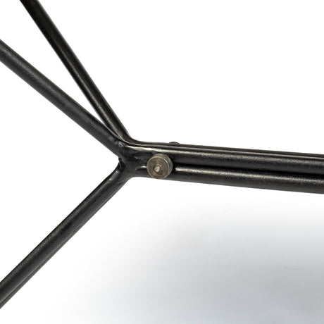 Mercana Papillion I 66L x 16W Blonde Wood and Iron Console Table