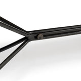 Mercana Papillion III 66L x 16W Blonde Wood And Iron Dining Bench