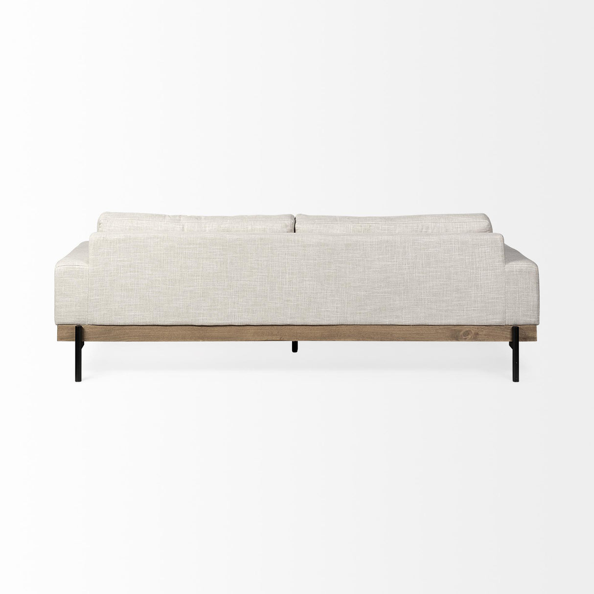 Mercana Colburne II 95" Beige Upholstered Three Seater Sofa
