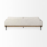 Mercana Colburne II 95" Beige Upholstered Three Seater Sofa