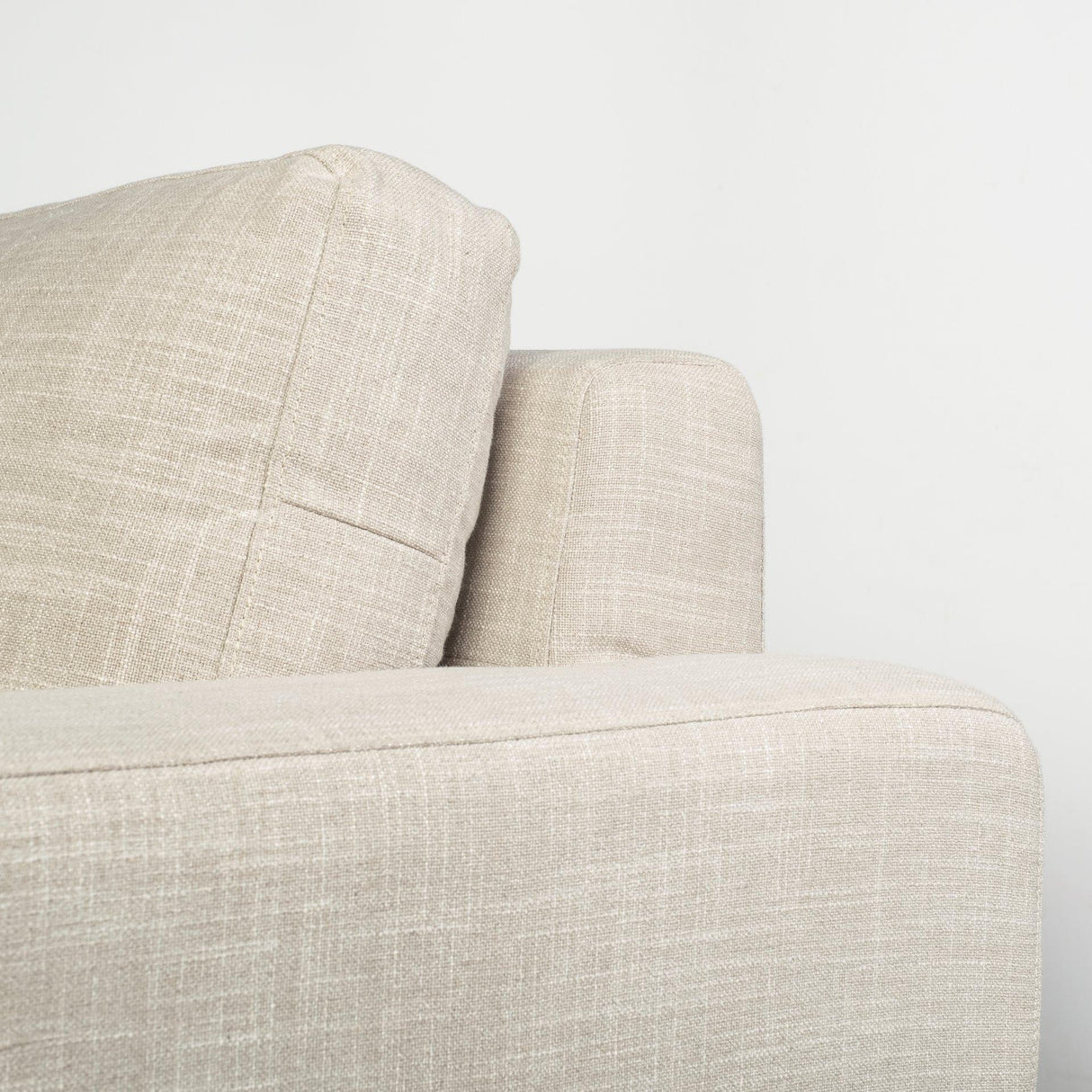 Mercana Colburne II 95" Beige Upholstered Three Seater Sofa