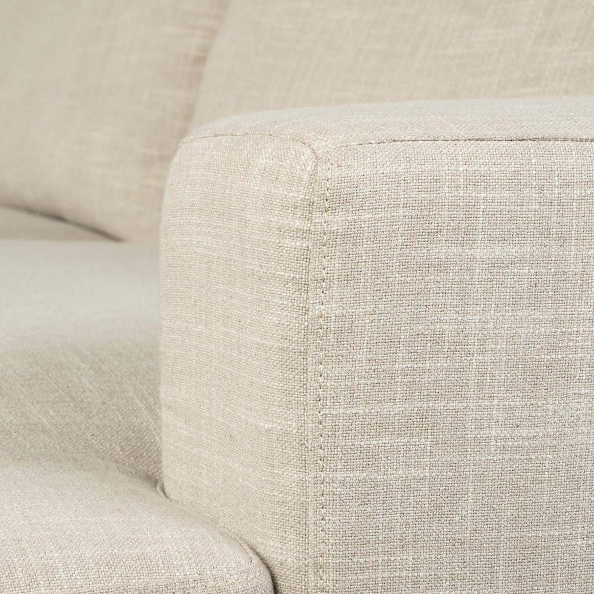 Mercana Colburne II 95" Beige Upholstered Three Seater Sofa