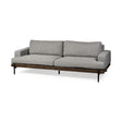 Mercana Colburne II 95" Gray Upholstered Three Seater Sofa