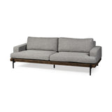 Mercana Colburne II 95" Gray Upholstered Three Seater Sofa