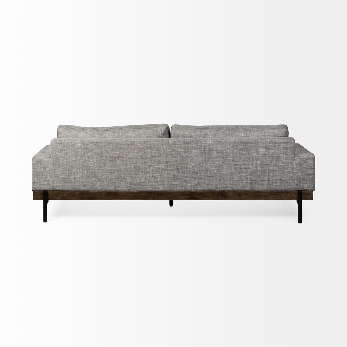 Mercana Colburne II 95" Gray Upholstered Three Seater Sofa