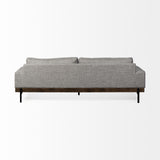 Mercana Colburne II 95" Gray Upholstered Three Seater Sofa