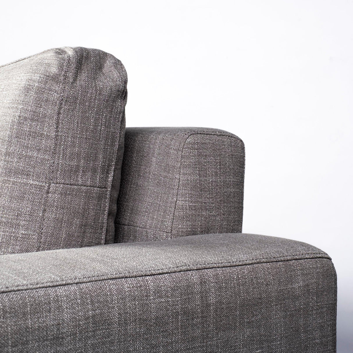 Mercana Colburne II 95" Gray Upholstered Three Seater Sofa