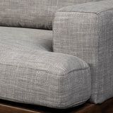 Mercana Colburne II 95" Gray Upholstered Three Seater Sofa