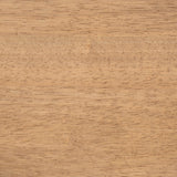 Mercana Stamford 36" Total Height Black Leather Seat w/ Wood Back, Metal Frame Counter Stool